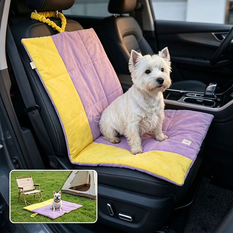 Outdoor Camping Dog Bed - Portable Foldable Dog Car Seat Mat