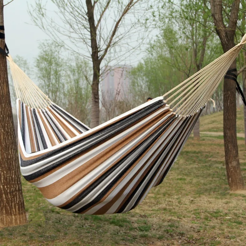 Canvas No Wooden Stick Hammock - Bed Outdoor Camping review and price