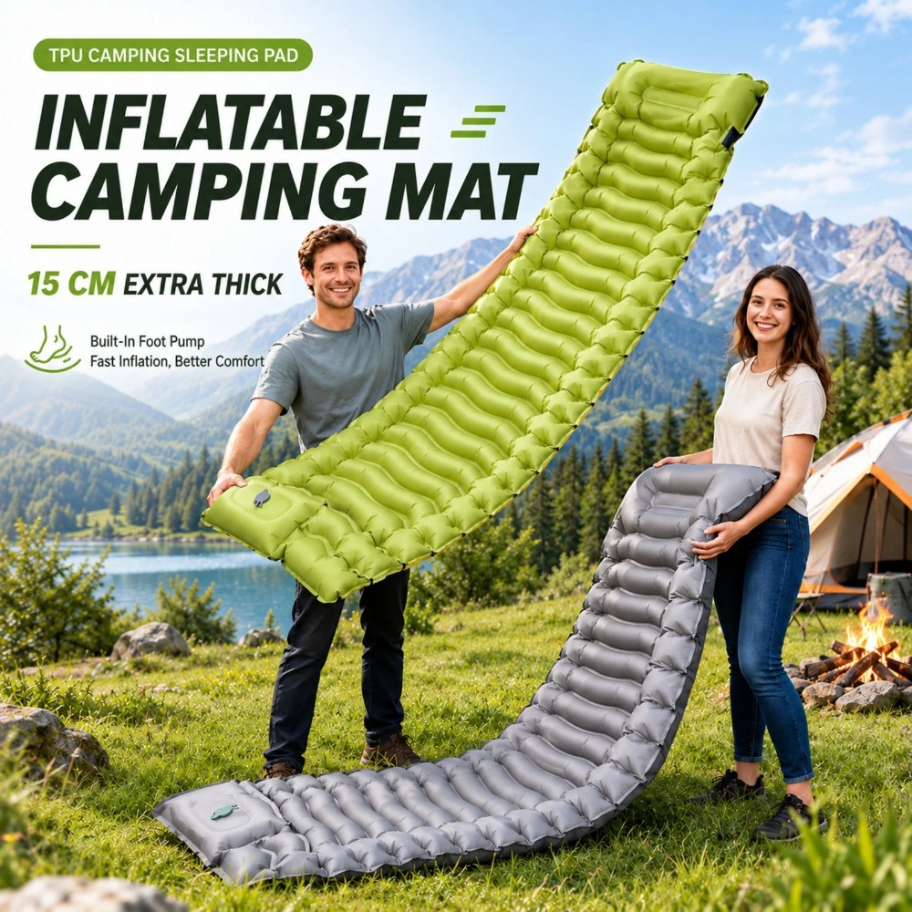 Camping Sleeping Mat Inflatabl - Outdoor Camping Rugs review and price