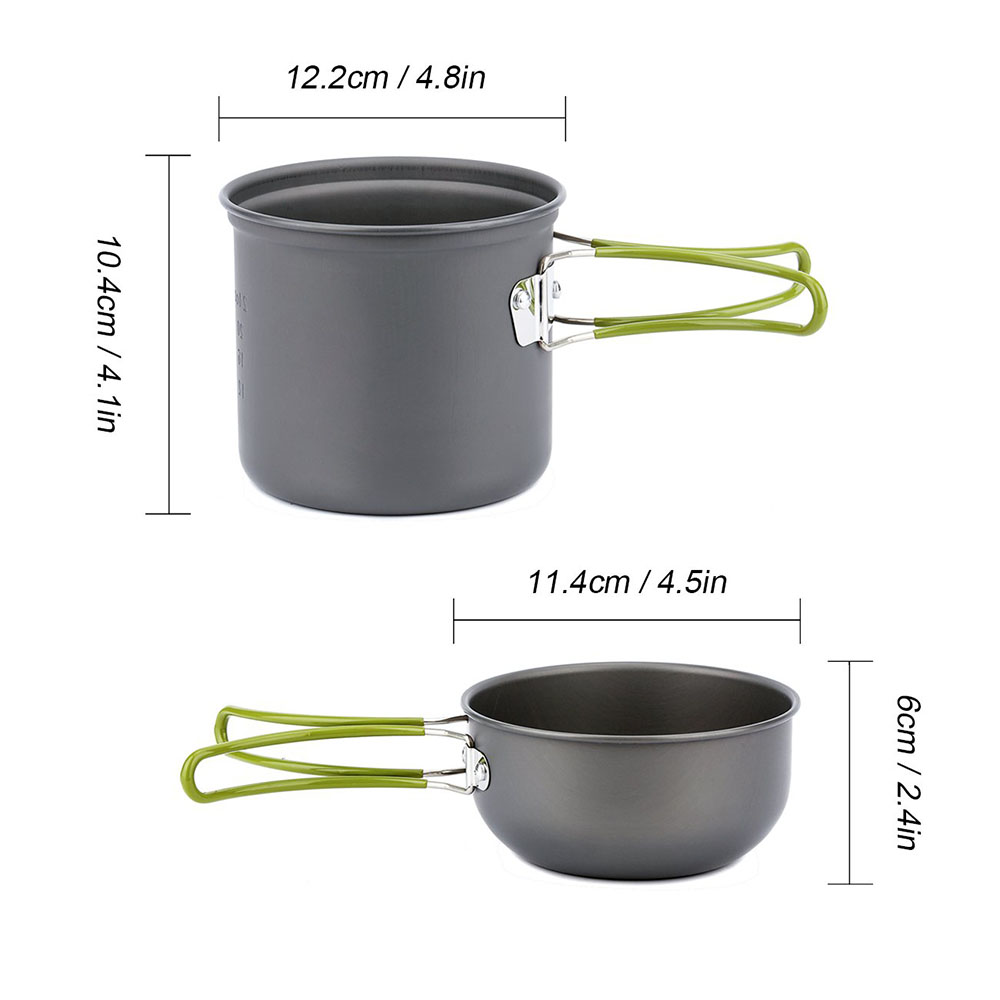 Ultralight Camping Pots Cookwa - Outdoor Camping Dining Set review and price