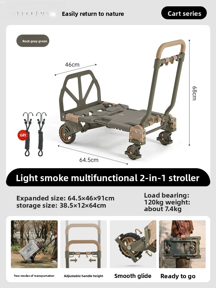 Naturehike 2-in-1 Folding Hand - Outdoor Camping Trolley review and price