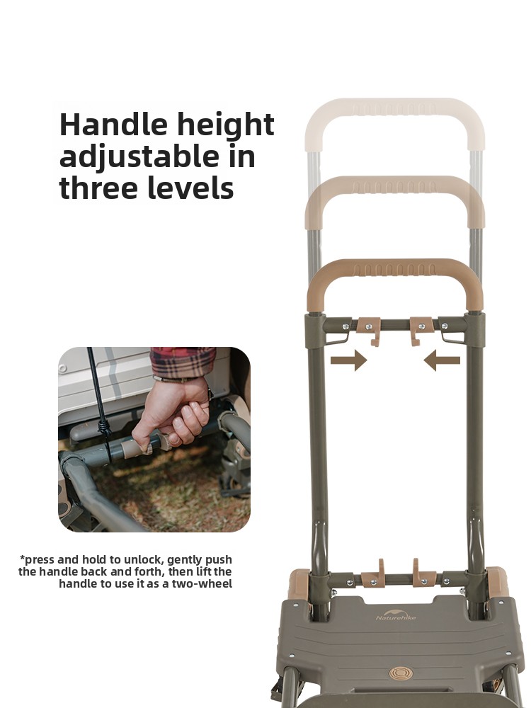 Naturehike 2-in-1 Folding Hand - Outdoor Camping Trolley review and price