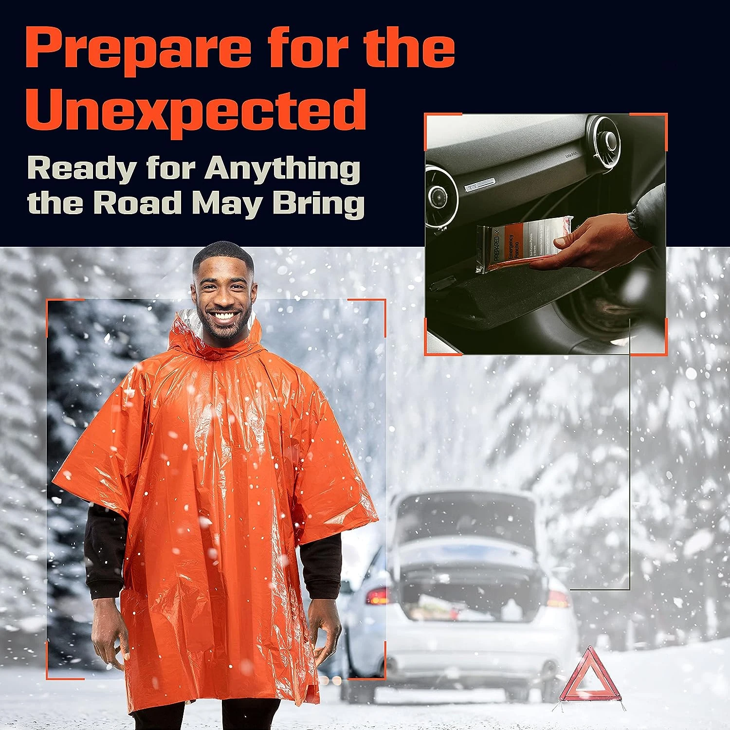 Emergency Rain Poncho Thermal  - Camping Rain Poncho review and price