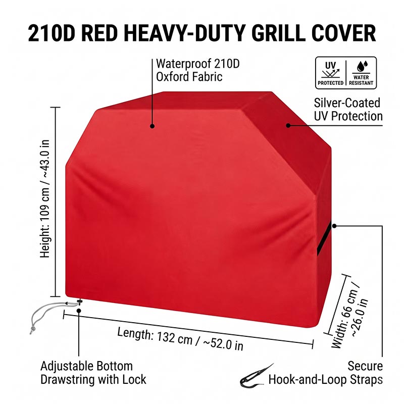 210D BBQ Cover Dustproof Water - Outdoor Camping Trolley review and price