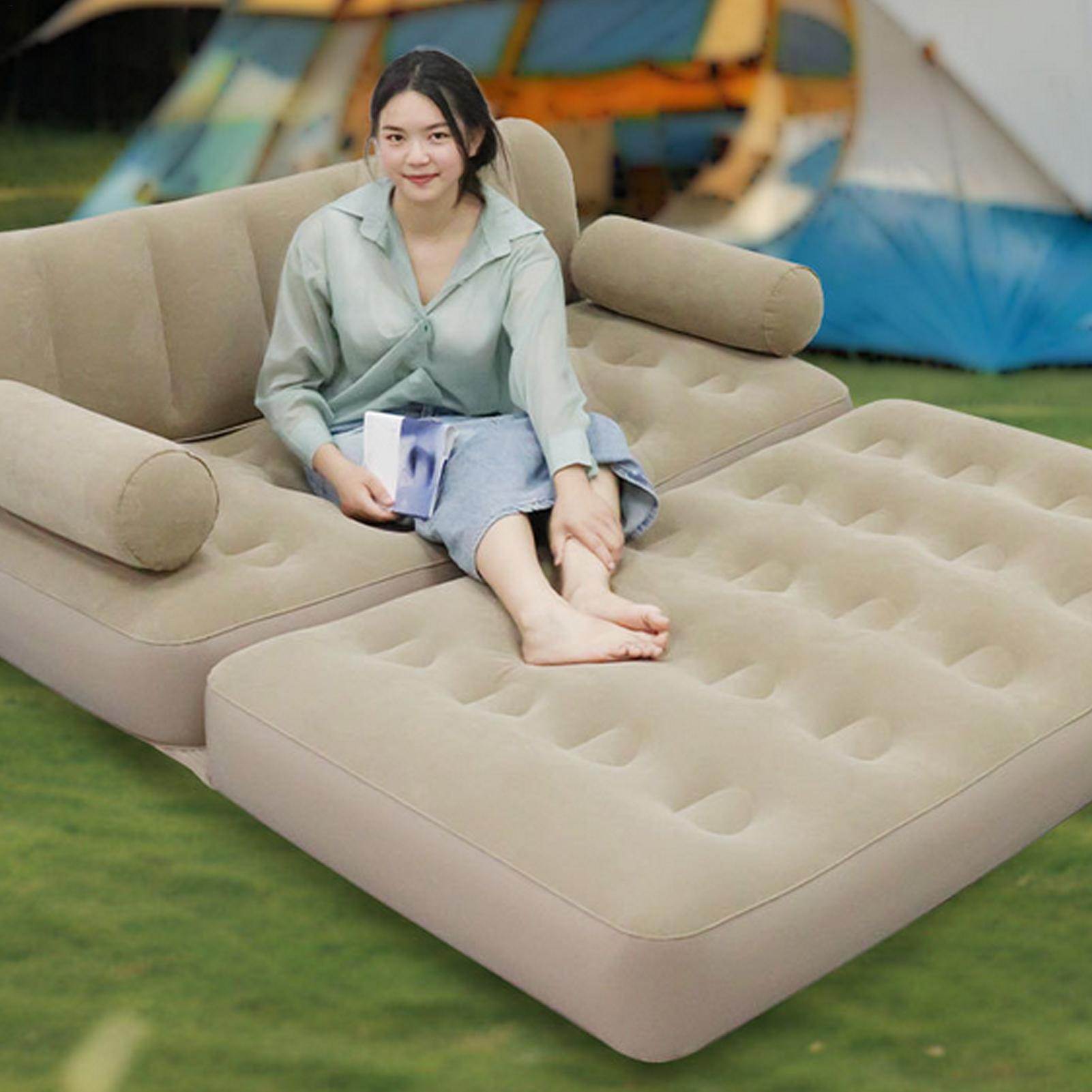 Air Sofa With Air Pump Folding - Bed Outdoor Camping review and price