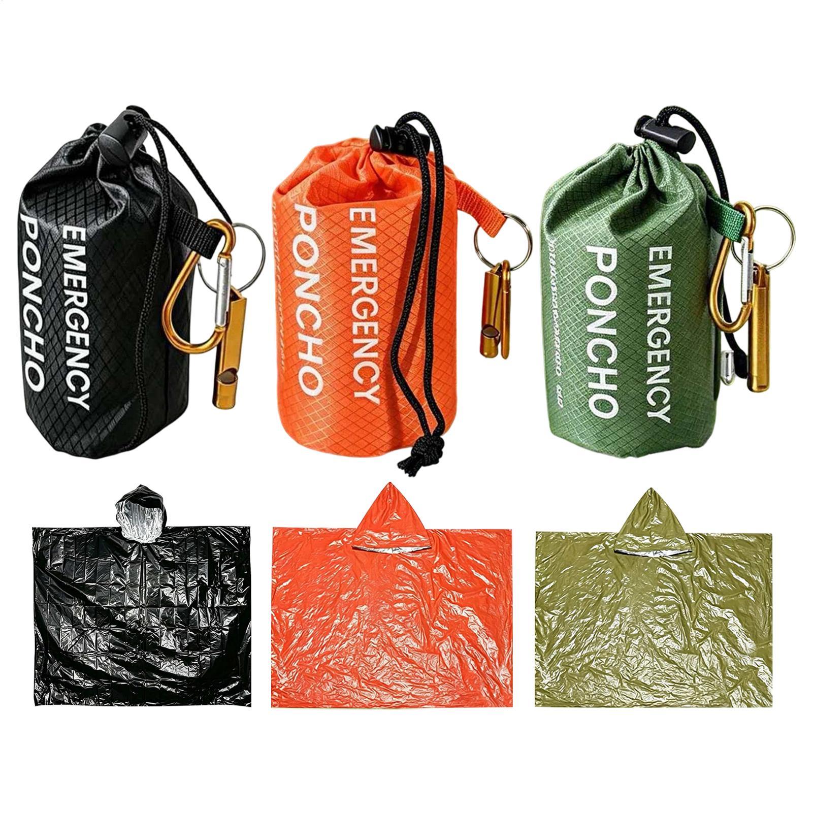 3pcs Survival Emergency Rain P - Camping Rain Poncho review and price