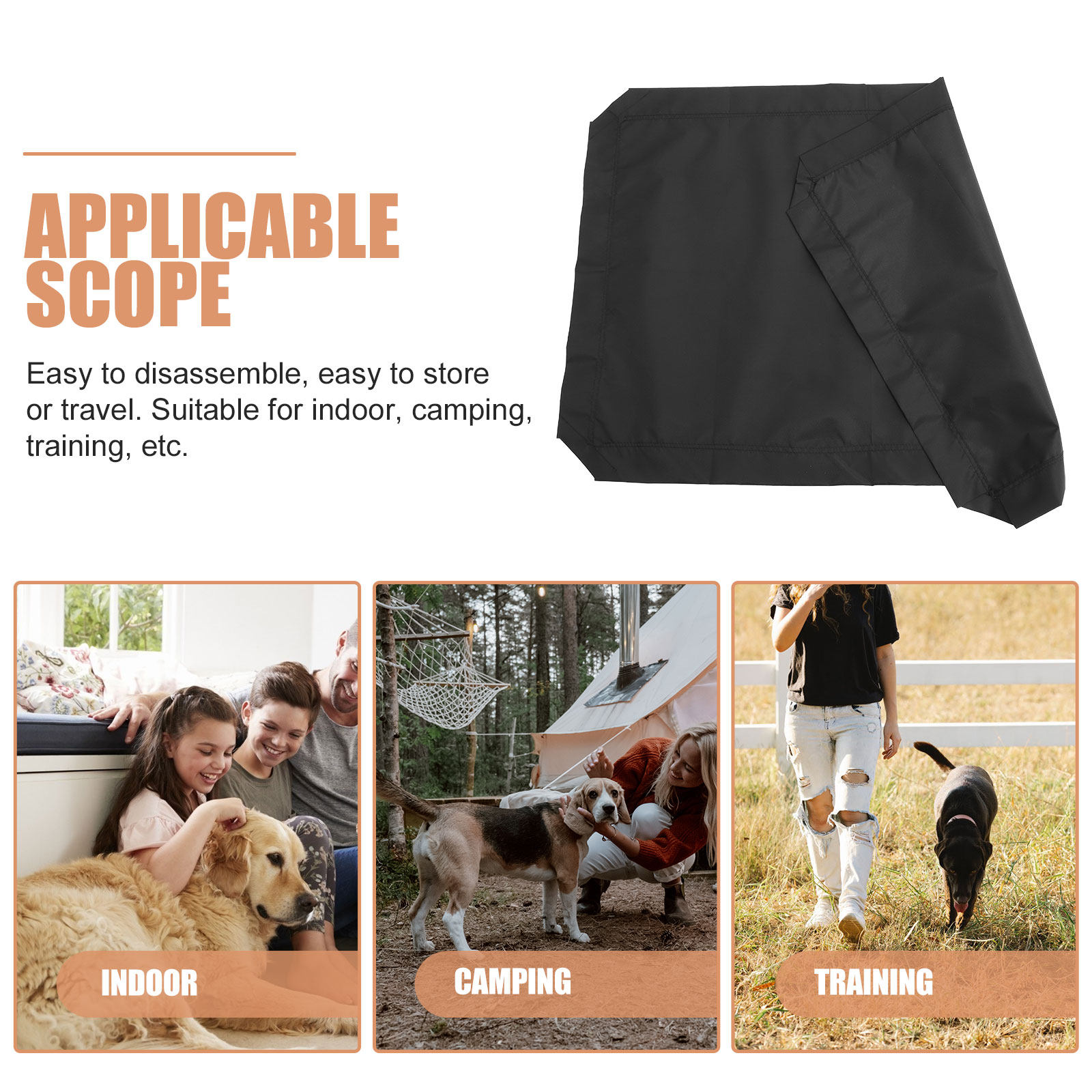 Detachable Pet Elevated Bed Co - Outdoor Camping Dog Bed review and price