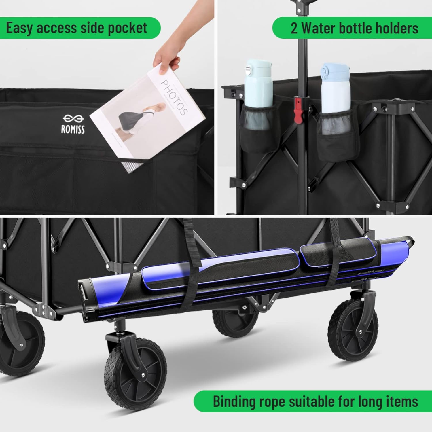ODM Wholesale Folding Wagon wi - Outdoor Camping Trolley review and price