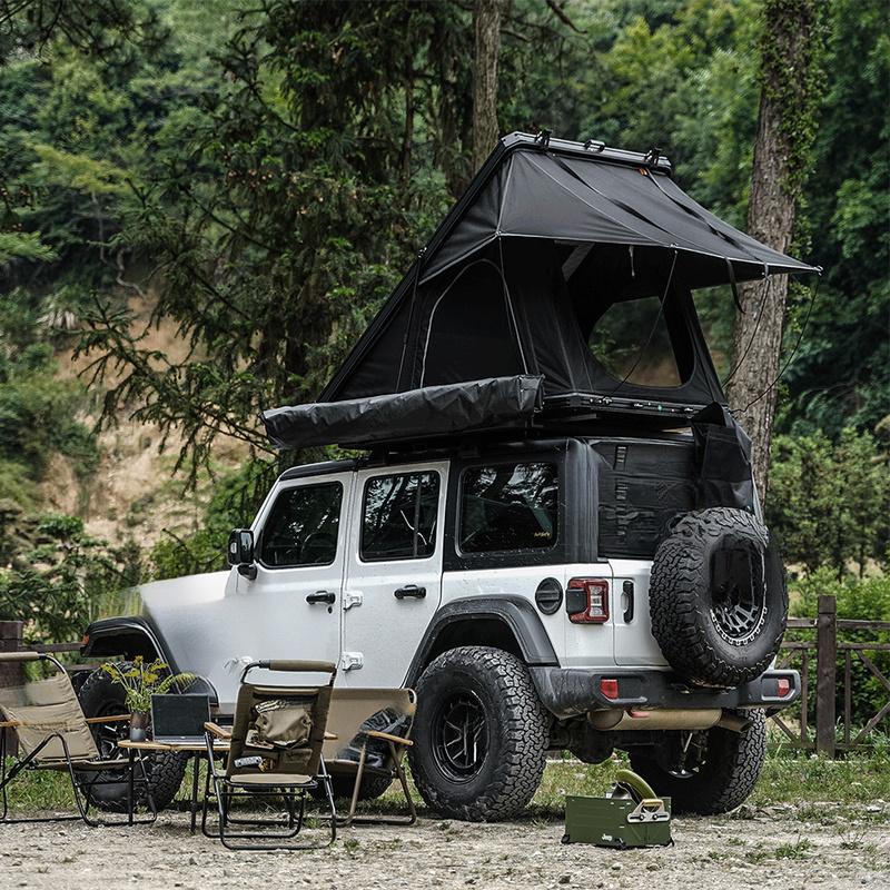 Hard Aluminum Rooftop Tent wit - Outdoor Camping Van Tent review and price