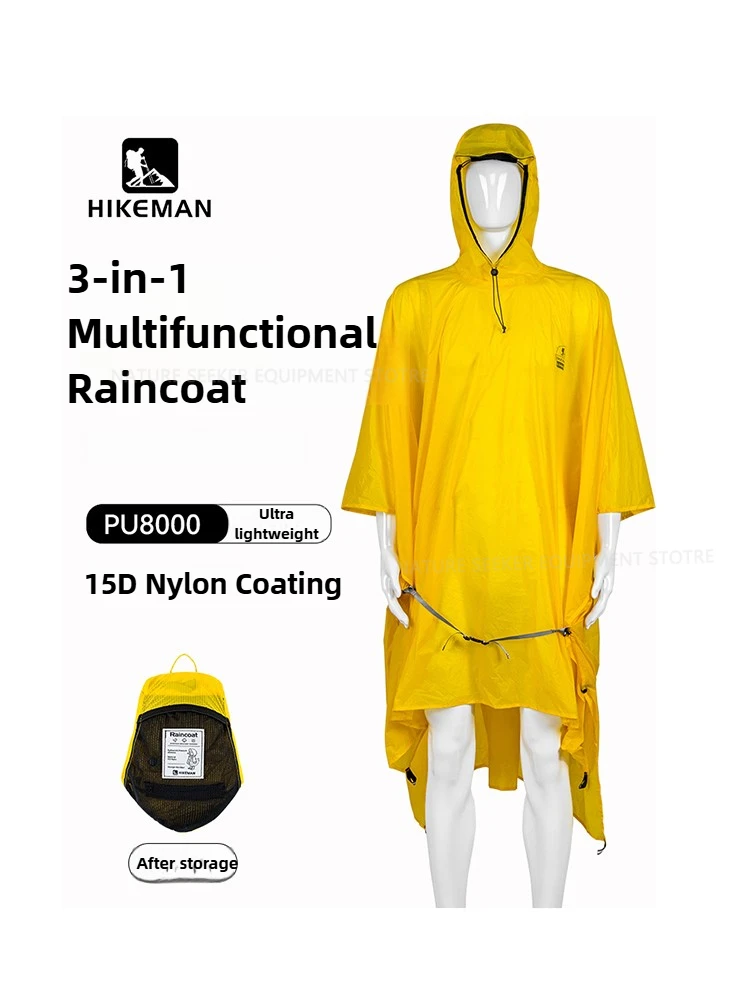 15D/210T Raincoat Waterproof R - Camping Rain Poncho review and price