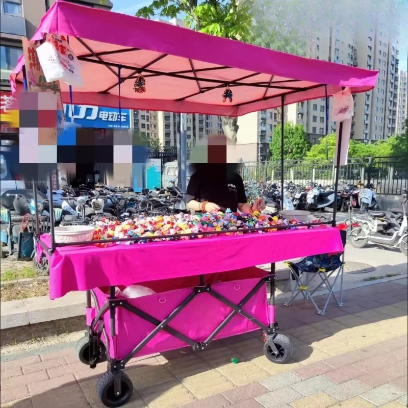 Stall Trolley with Large Table - Outdoor Camping Trolley review and price